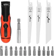 Multi Blades Hand Saw Versatile Compact Keyhole Saw Kit Easy to Use Small Hand Saw Tool Set Slip Model Craft Hand Saw Set for Fine Cutting ZJMCAJY(Brown)