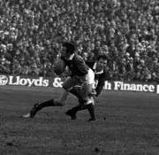Wales Phil Bennett Is Tackled By Scotlands Ws Watson 1977 Old Rugby Photo