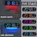 Wall Clock Multi-function Clock Living Room Large Screen LED Digital Alarm Clock
