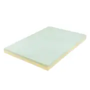 Zinus Mattress Toppers King Memory Foam Medium No Pocket Plush Green+Yellow