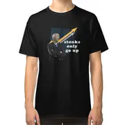 Stonks Only Go Up Meme Man Apparel T-shirt