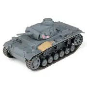 Diecast 1/72 WWII German Army Sd.Kfz.141 Panzer III G Tank Model Static Display