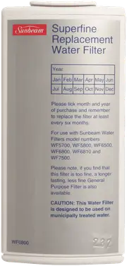 Sunbeam Pure Source Water Filter Cartridge
