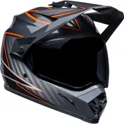 Bell MX-9 Adventure MIPS Dalton Motocross Helmet, black-orange, Size L for Men Black Orange