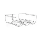 Kitchen Bottle Rack Cabinet Wine Plastic Stackable for Refrigerator or Pantry