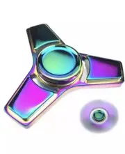 Rainbow Hand Spinner Fidget Finger Alloy: Shipped From USA