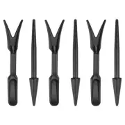 6pcs Mini Garden Hand Succulent Transplanting Tools Digging Planting Tools,Black