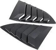 Compatible with Honda CR-V CRV 2017-2022 Car Rear Louver Window Side Shutter Cover Trim Sticker Vent Scoop ABS Carbon Fiber Accessories Auto(Carbon Fiber Look)