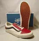 M-11 VANS Old Skool Vault LX Low Leather Chili Pepper Off White Black & Gum 36