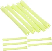 PAMINGONO 10 pcs Flexible Perm Rods Hair Curling Tools for Women Lightweight Plastic Rollers for Long Hair for Travel Home Use Random Color