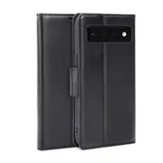 ZUSLAB Pixel 7 Pro Case Hanman Leather Wallet Card Cover for Google (2022) - Black