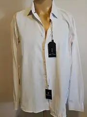 Ben Sherman White All Way Stretch Dress Shirt - XL