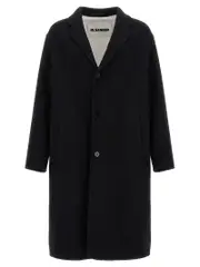 [Jil Sander] Jil Sander-01 Trench E Impermeabili Nero-Uomo 50IT