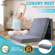 Mona Folding Mattress Portable Single Sofa Foam Bed Camping Sleeping Pad Grey
