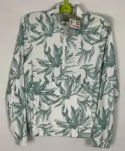 Puma Golf Cloudspun 1/4 Zip Pullover Jacket Palm Womens Sz XS 34x23” New