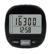 3D Pedometer Accurate Step Counter with Clip Large Display Accurate Pedometer