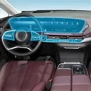 Kaecad Car Interior Film Dashboard Piano Board Shift Center Console Anti-Scratch Transparent TPU Protection Film Accessories，for Buick GL8 Century 2024-2025 (GPS Navigation Film)