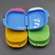 5x Dental Orthodontic Retainer Denture Storage Case Box Mouthguard Container