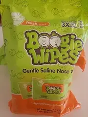 Boogie Wipes gentle saline nose wipes