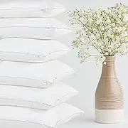 CLOUDOTE Down Alternative Throw Pillow Insert (13"x21", Pack of 2), Decorative Pillow for Sofa, Couch, Bed, Chair Cushion