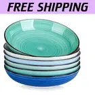 Durable 50oz Dishwasher Safe Bowls, Set of 6 - Classic Style for Every Occasion
