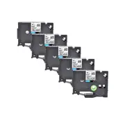 Black on Matt Silver Compatible For Brother TZ TZe-M931 P-Touch Label Tape 5PK