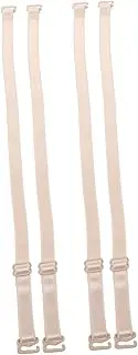 [TENDYCOCO] Bra Straps 2 Pairs Elastic and Adjustable Bra Shoulder Straps Removable for Comfortable Fit Bra Extensions for Underwear Accessories