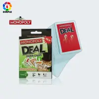 在飛比找蝦皮購物優惠-紙牌遊戲 桌游 MONOPOLY DEAL 大富翁地產大亨 