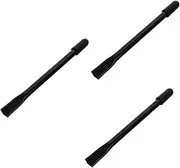 Baluue 3pcs Wheelchair Brake Assist Wheelchair Parts Wheelchair Brake Handlebars Wheelchair Brake Extension Handle Wheelchair Brakes Handle Extender Brake Supplies Stainless Steel Black