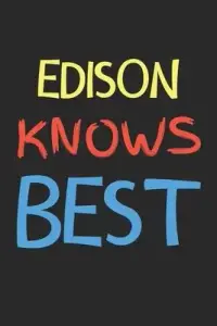 在飛比找博客來優惠-Edison Knows Best: Lined Journ