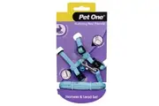 Aqua Small Animal Harness Set for Rabbits, Guinea Pigs, Ferrets by Pet One