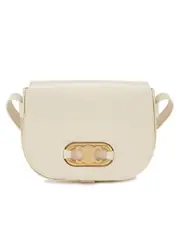 Celine Medium Maillon Triomphe Bag in Cream