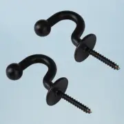 2pcs Decorative Curtain Drapery Holdbacks Decorative Wall Hooks