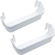 [Siwdoy] (Pack of 2) 240323001 Refrigerator Door Bin Compatible with Frigidaire Electrolux Refrigerator Repalce 240323007 AP2115741 PS429724, White
