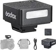 Godox iFlash iM20 Mini Camera Flash, Small Universal Flash Speedlight for DSLR & Mirrorless Cameras with Single-Contact Hot Shoe, 5 Power Levels, Built in Lithium Battery, 440 Full Power Flashes