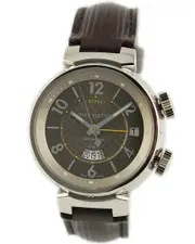 Louis Vuitton Men's Tambour Watch with Original Box (Authentic Pre-Loved)