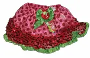 Strawberry Shortcake Girl's Glitter Polka Dot Costume Tutu Skirt NWT 4-6