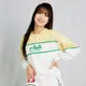 FILA #幻遊世界 女長袖撞色大學TEE-奶油黃/白 5TEY-1438-YE