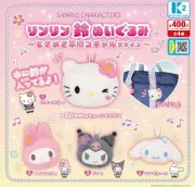 Sanrio Rinrin Suzu Plush Tokimeki Heisei Kogal Keychain - HELLO KITTY