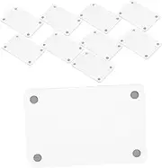 GLEAVI 12 Pack Acrylic Magnetic Picture Frames Mini Fridge Frames Magnets Double-sided Display for Kitchen Decor