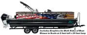 Bald Eagle We The People USA Graphic Wrap Decal Vinyl Bass Fishing Pontoon Boat