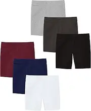 [ANDREW SCOTT] Kids Girls Cotton Stretch Active Shorts | Bike Dance Yoga Gymnastics Shorts | Multi Packs & Colors