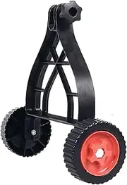 Lawn Mower Auxiliary Wheels | Lawnmower Wheel Grass Machine Wheels,Adjustable Mower Support Wheel, Grass Cutter Holder, String Trimmer Attachment