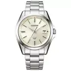 The Citizen Eco-Drive analog solar Sapphire Glass metal Watch AQ4060-50A