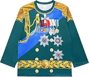 Wosixima Unisex Kid Child Pirate T-Shirts Caribbean Pirate Revolutionary War Medieval Army Halloween Costume Tee Tops