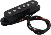 LeeQinersw Complete Circuit Pickup Set for Electric Guitar with Alnico 5 Humbucker, black