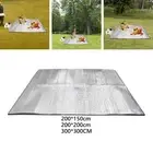 Aluminum Foil Camping Mat Sleeping Mattress Foldable Insulation Tent Groundsheet