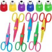 Set of 12, Craft Punch and Creative Scissors, Scrapbooking Edging Scissors Pape