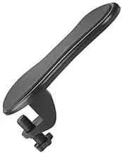 WEKAMOS Adjustable Computer Armrest Cushion Pad Rotatable Wrist Support for Home Office Use Comfortable Soft Surface Ball Joint for Left Right Hand Users Black