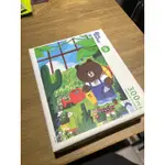 雷諾瓦拼圖（LINE FRIENDS 熊大花房）300片（保存良好）